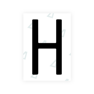 Alite Nanofilm for CA (British Columbia) license plates - Symbol "H"