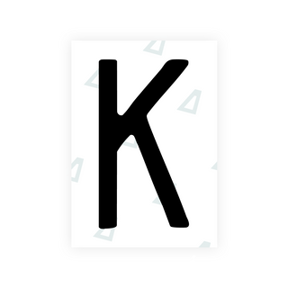 Alite Nanofilm for CA (British Columbia) license plates - Symbol "K"