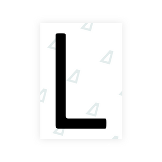 Alite Nanofilm for CA (British Columbia) license plates - Symbol "L"