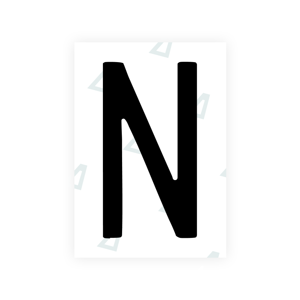 カリフォルニア州（オンタリオ州）ナンバープレート用 Alite ナノフィルム - シンボル「Z」