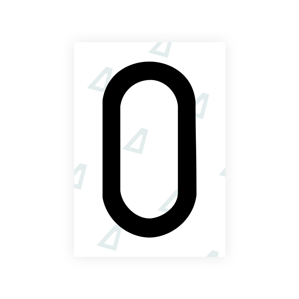 カリフォルニア州（オンタリオ州）ナンバープレート用 Alite ナノフィルム - シンボル「Z」