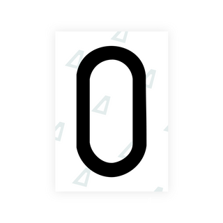 Alite Nanofilm for CA (British Columbia) license plates - Symbol "O"