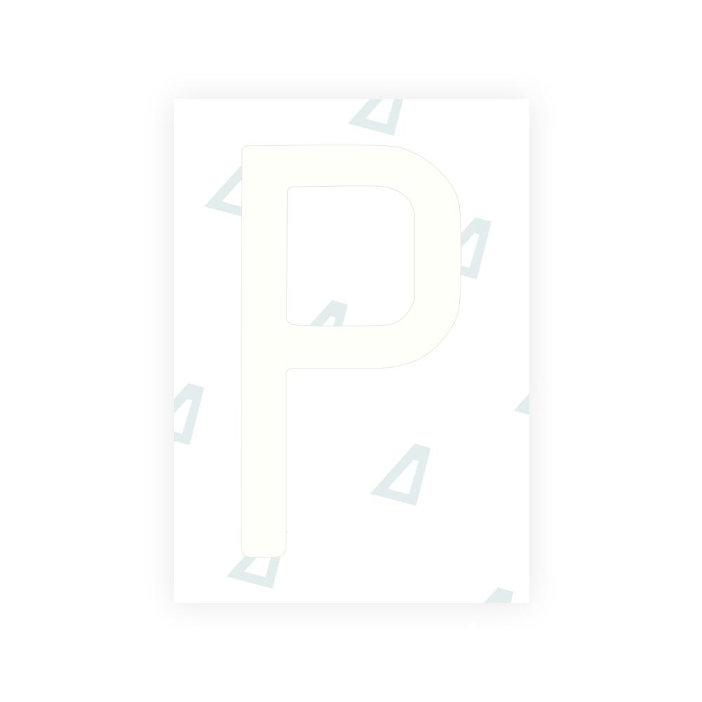 カリフォルニア州（オンタリオ州）ナンバープレート用 Alite ナノフィルム - シンボル「Z」