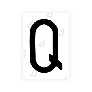 Alite Nanofilm for CA (British Columbia) license plates - Symbol "Q"