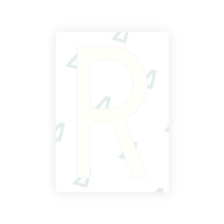 Alite Nanofilm for CA (British Columbia) license plates - Symbol "R"
