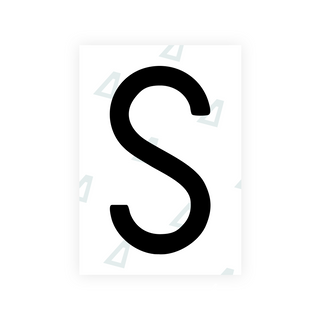 Alite Nanofilm for CA (British Columbia) license plates - Symbol "S"