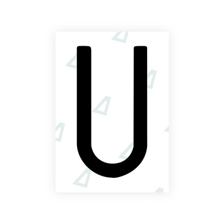 Alite Nanofilm for CA (British Columbia) license plates - Symbol "U"