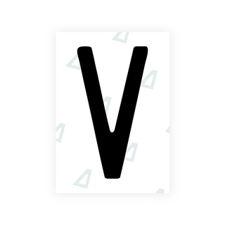 Alite Nanofilm for CA (British Columbia) license plates - Symbol "V"