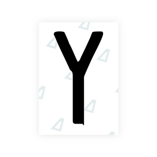 Alite Nanofilm for CA (British Columbia) license plates - Symbol "Y"