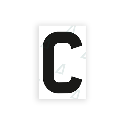 Alite Nanofilm for United Kingdom license plates - Symbol "C" - Alite