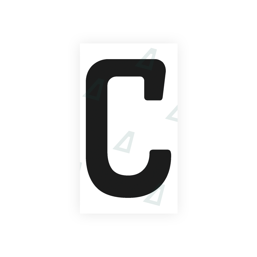 Alite Nanofilm for Uruguay license plates - Symbol "C" - Alite