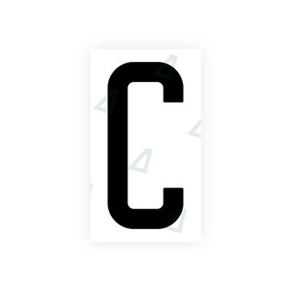 Alite Nanofilm for US (New Jersey - Flat) license plates - Symbol "C" - Alite