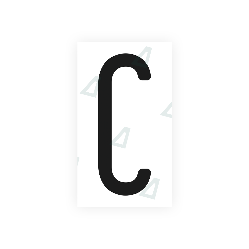 Alite Nanofilm for US (Washington State) license plates - Symbol "C" - Alite