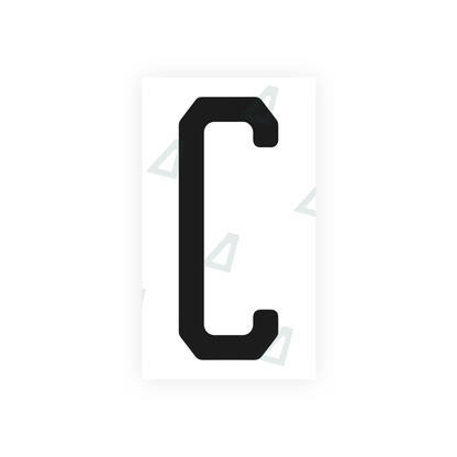 Alite Nanofilm for US (Florida 2003) license plates - Symbol "C" - Alite