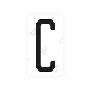 Alite Nanofilm for US (Michigan) license plates - Symbol "C" - Alite