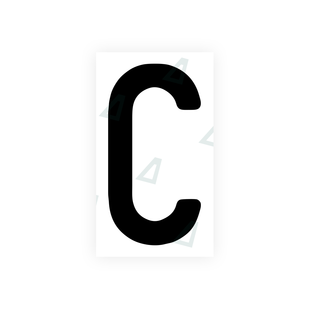 Alite Nanofilm for front Switzerland license plates - Symbol "C" - Alite