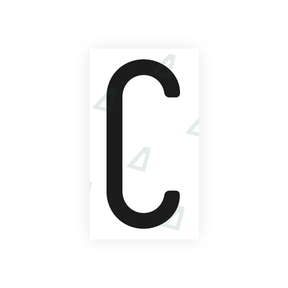 Alite Nanofilm for US (Massachusetts) license plates - Symbol "C" - Alite