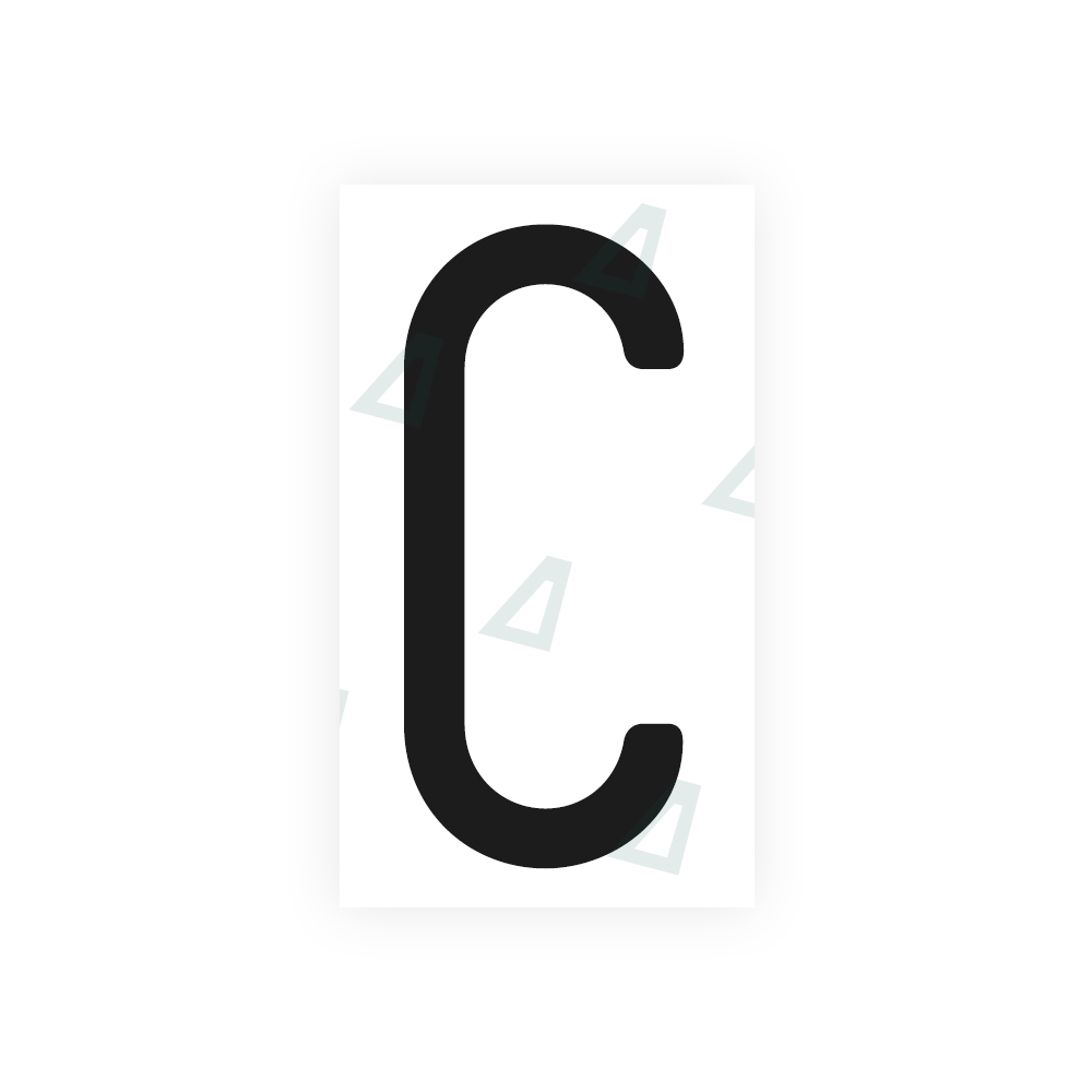 Alite Nanofilm for US (Missouri) license plates - Symbol "C" - Alite