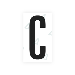 Alite Nanofilm for US (Ohio 2021) license plates - Symbol "C" - Alite