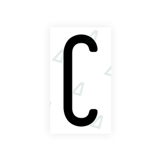Alite Nanofilm for US (Wisconsin) license plates - Symbol "C" - Alite