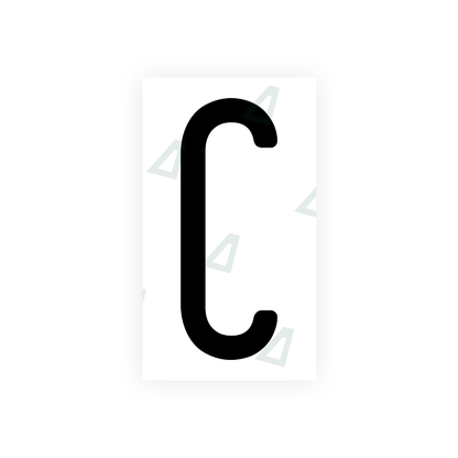 Alite Nanofilm for US (Wisconsin) license plates - Symbol "C" - Alite