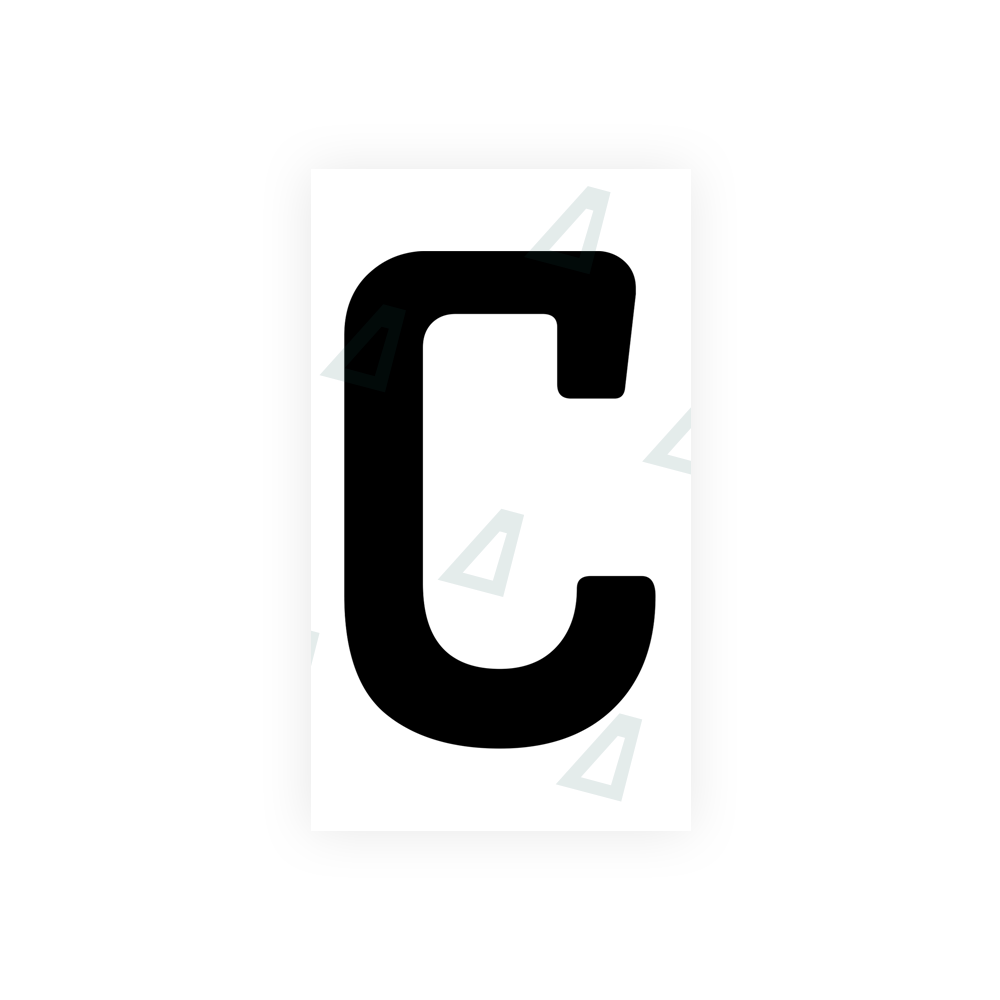 Alite Nanofilm for Uzbekistan number plates - Symbol "C" - Alite