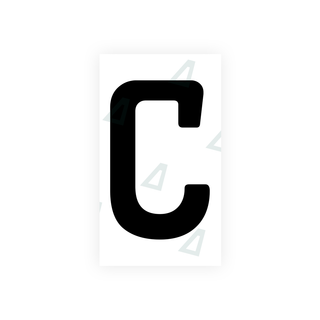 Alite Nanofilm for Uzbekistan number plates - Symbol "C" - Alite