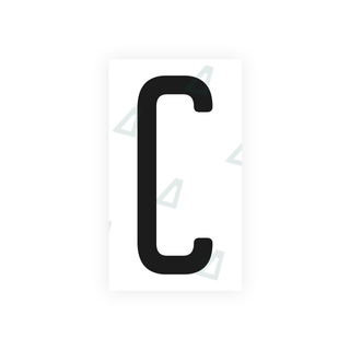 Alite Nanofilm for US (Illinois 2006 - Square) license plates - Symbol "C" - Alite