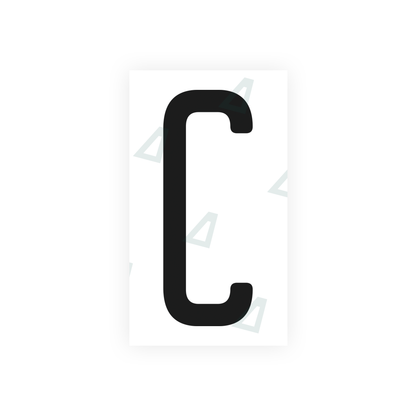 Alite Nanofilm for US (Illinois 2006 - Square) license plates - Symbol "C" - Alite