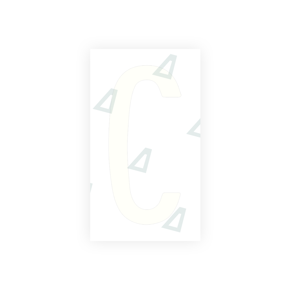 Alite Nanofilm for Mexico license plates - Symbol "C" - Alite