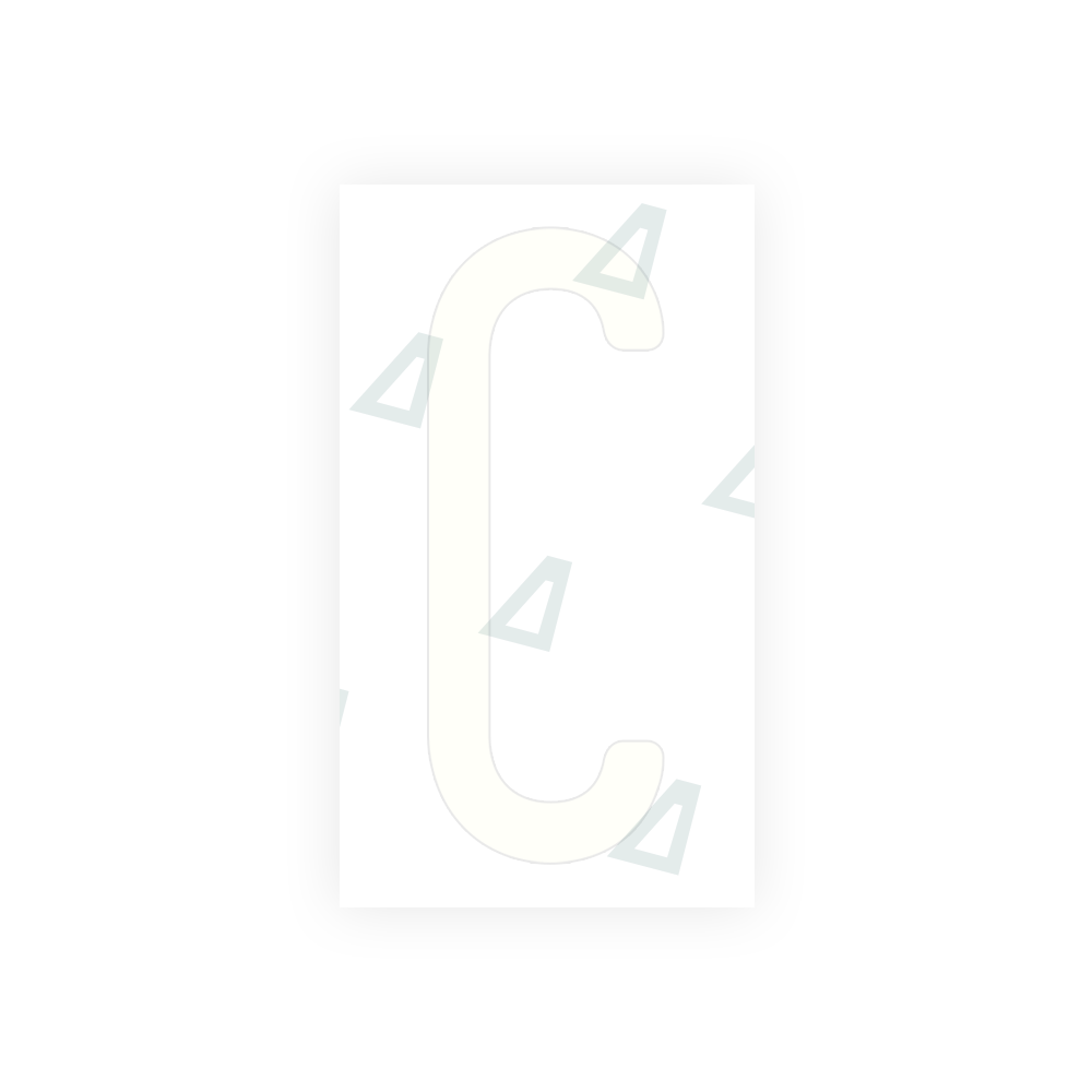 Alite Nanofilm for US (Ohio 2013) license plates - Symbol "C" - Alite
