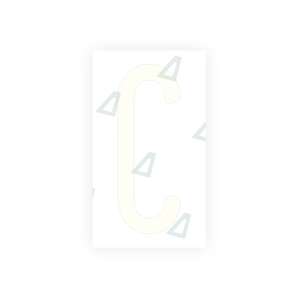 Alite Nanofilm for US (Pennsylvania) license plates - Symbol "C" - Alite