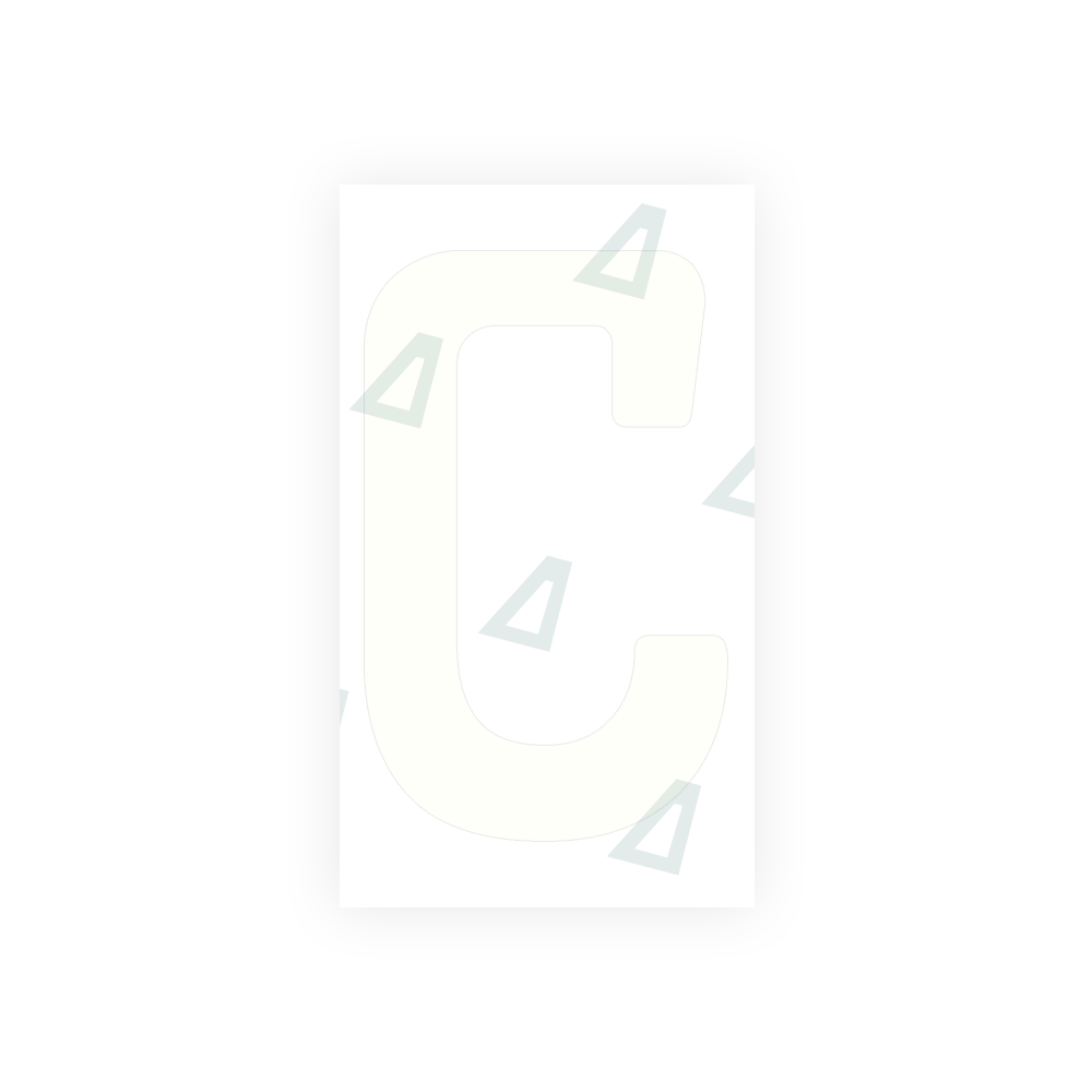 Alite Nanofilm for Uruguay license plates - Symbol "C" - Alite
