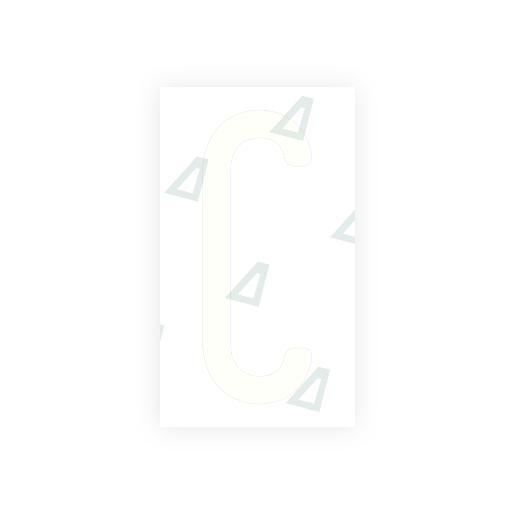 Alite Nanofilm for US (Washington State) license plates - Symbol "C" - Alite