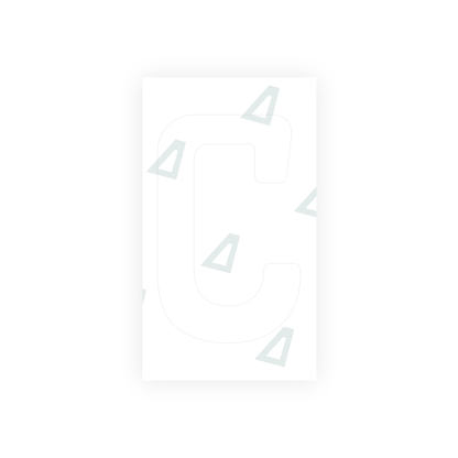 Alite Nanofilm for Uzbekistan number plates - Symbol "C" - Alite