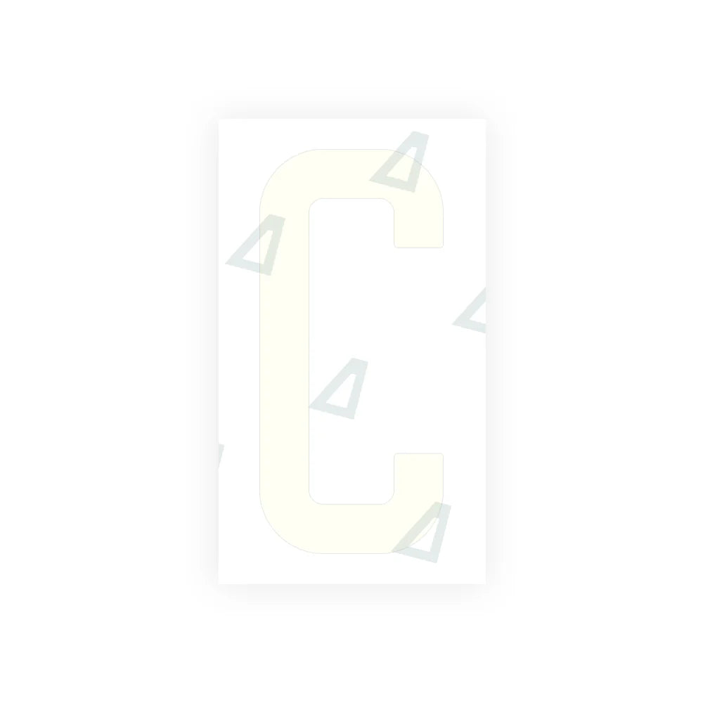 Alite Nanofilm for US (Oklahoma) Moto license plates - Symbol "C" - Alite