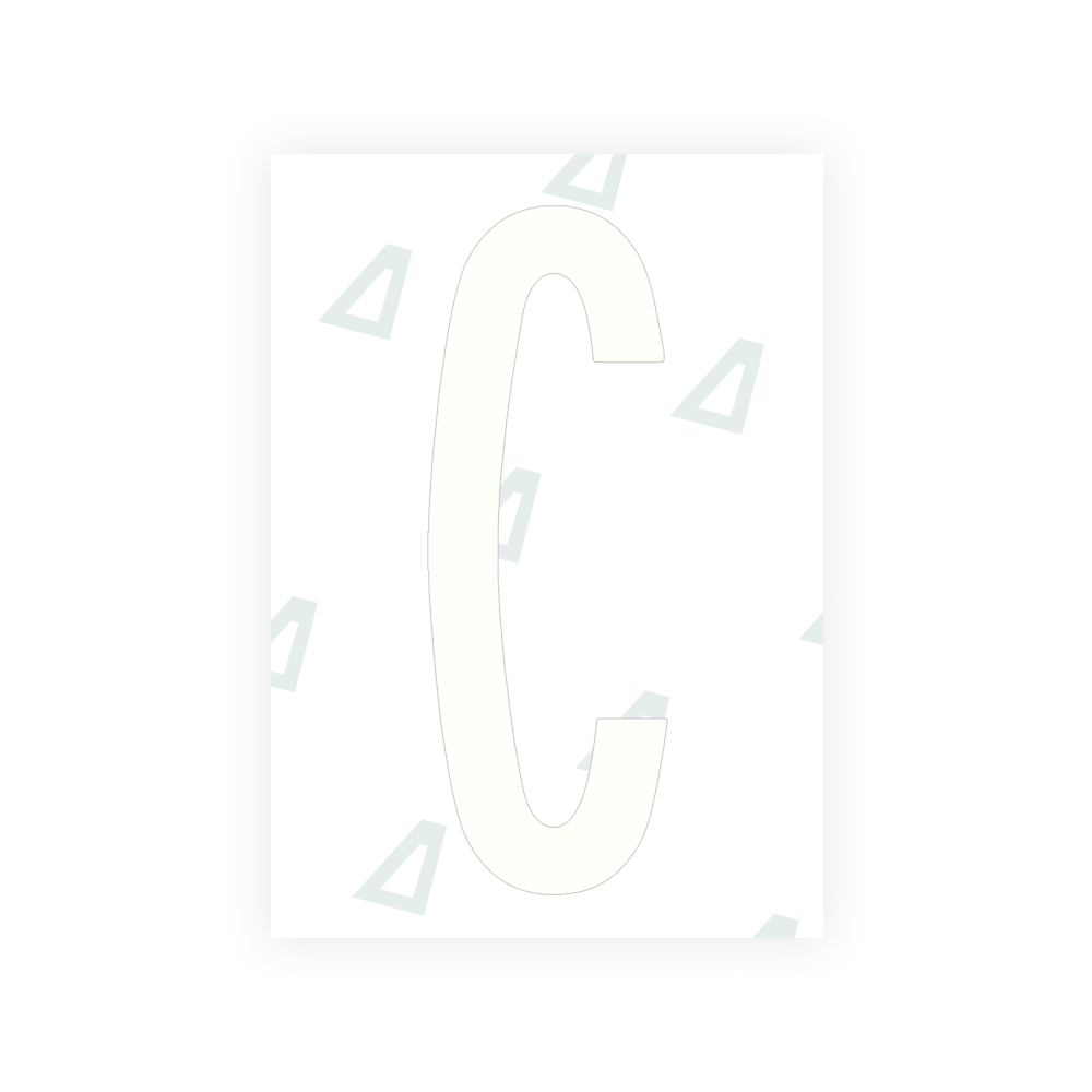 Alite Nanofilm for US (New York 2020 - Flat) license plates - Symbol "C" - Alite