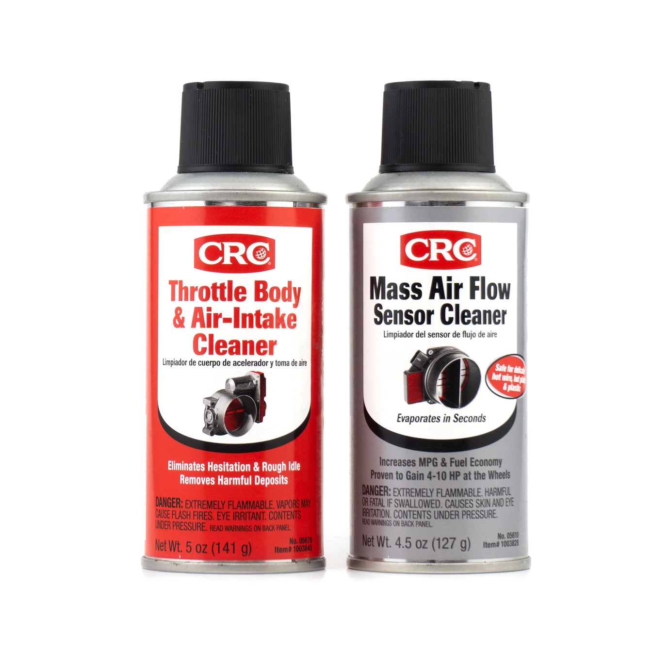 Crc Mass Air Flow & Throttle Body Single-Use Cleaner Twin Pack Kit ...