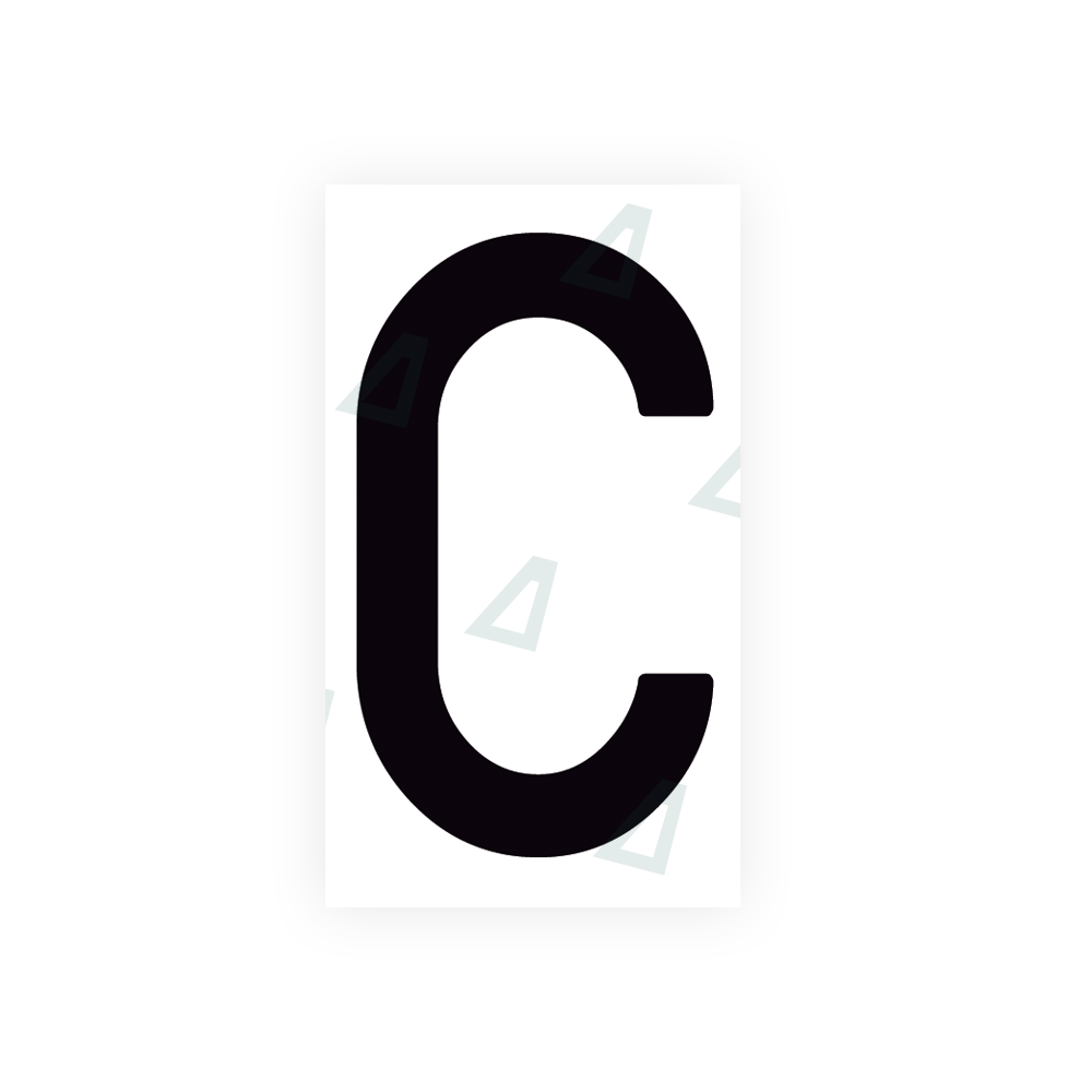 Alite Nanofilm for Spain Flat license plates - Symbol "C" - Alite