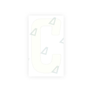 Alite Nanofilm for Tanzania (standard) license plates - Symbol "C"