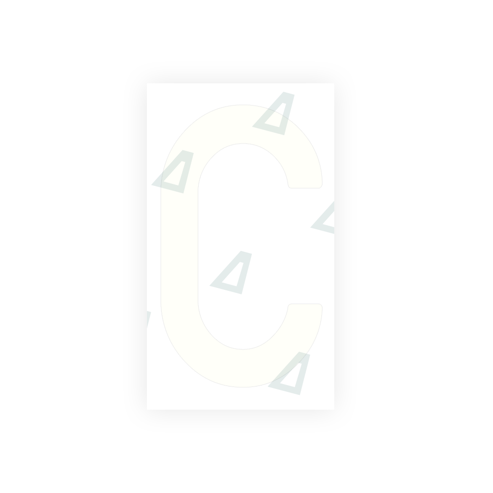 Alite Nanofilm for Spain Flat license plates - Symbol "C" - Alite