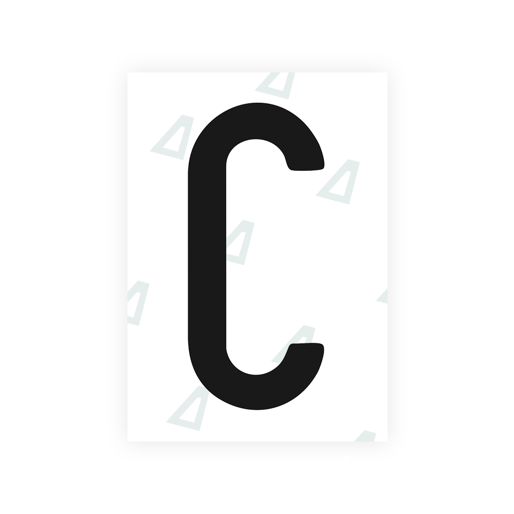 Alite Nanofilm for US (Connecticut 2013) license plates - Symbol "C" - Alite