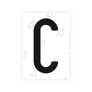 Alite Nanofilm for US (Connecticut 2013) license plates - Symbol "C" - Alite