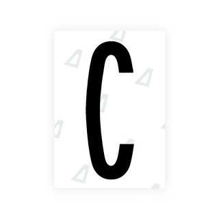 Alite Nanofilm for US (New York 2020 - Flat) license plates - Symbol "C" - Alite