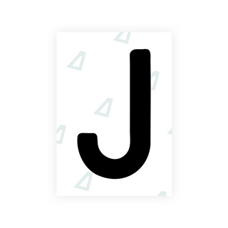 チリ 2007 年ナンバープレート用 Alite ナノフィルム - シンボル「J」