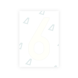Alite Nanofilm for Colombia number plates - Symbol "6"