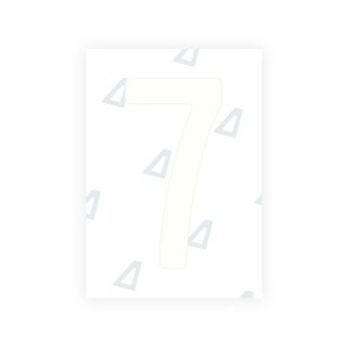 Alite Nanofilm for Colombia number plates - Symbol "7"