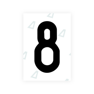 Alite Nanofilm for Colombia number plates - Symbol "8"