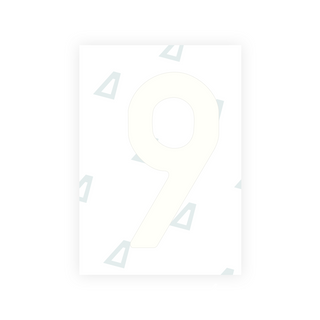 Alite Nanofilm for Colombia number plates - Symbol "9"