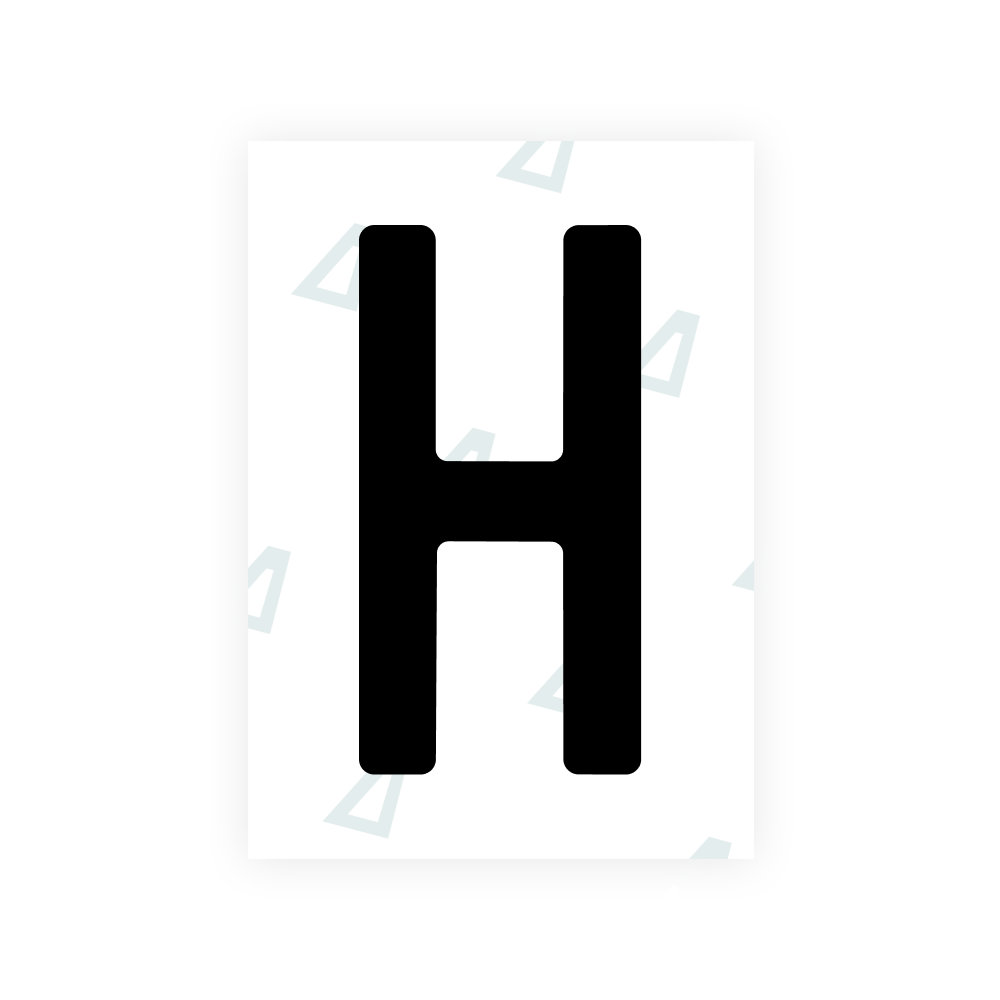 Alite Nanofilm for Colombia number plates - Symbol "H"